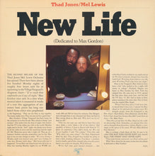 Laden Sie das Bild in den Galerie-Viewer, Thad Jones / Mel Lewis* : New Life (Dedicated To Max Gordon) (LP, Album, Gat)
