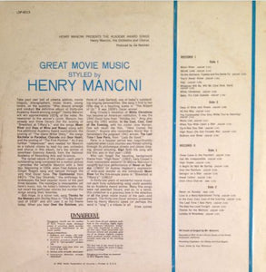 Henry Mancini, His Orchestra And Chorus* : Henry Mancini Presents The Academy Award Songs (2xLP, Album, Hol)