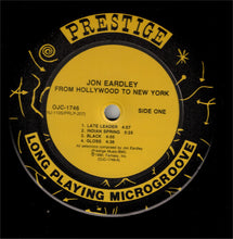 Load image into Gallery viewer, Jon Eardley : From Hollywood To New York (LP, Comp, Ltd, RM)
