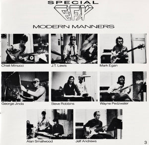 Special EFX : Modern Manners (CD, Album)