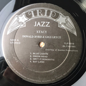 Donald Byrd & Gigi Gryce : Xtacy (LP, Album, RE)