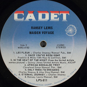 Ramsey Lewis : Maiden Voyage (LP, Album, Ind)