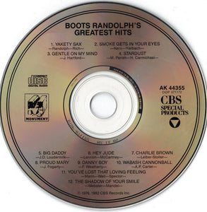 'Boots' Randolph* : The Greatest Hits Of Boots Randolph (CD, Comp)