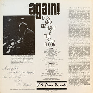 Dick and Kiz Harp : Again! (LP, Album, Mono)