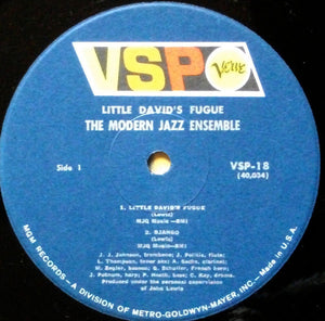 The Modern Jazz Ensemble : Little David's Fugue (LP, Album, Mono, RE)