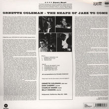 Laden Sie das Bild in den Galerie-Viewer, Ornette Coleman : The Shape Of Jazz To Come (LP, Album, RE)
