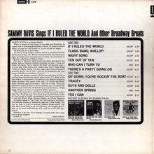 Charger l&#39;image dans la galerie, Sammy Davis Jr. : If I Ruled The World (And Other Broadway Greats) (LP, Album, Mono)
