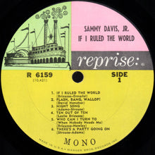 Laden Sie das Bild in den Galerie-Viewer, Sammy Davis Jr. : If I Ruled The World (And Other Broadway Greats) (LP, Album, Mono)
