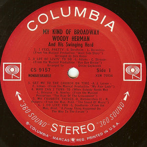 Woody Herman And His Swinging Herd* : My Kind Of Broadway (LP, Album)
