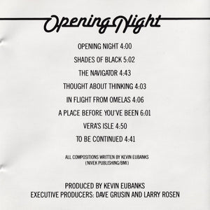Kevin Eubanks : Opening Night (CD, Album)
