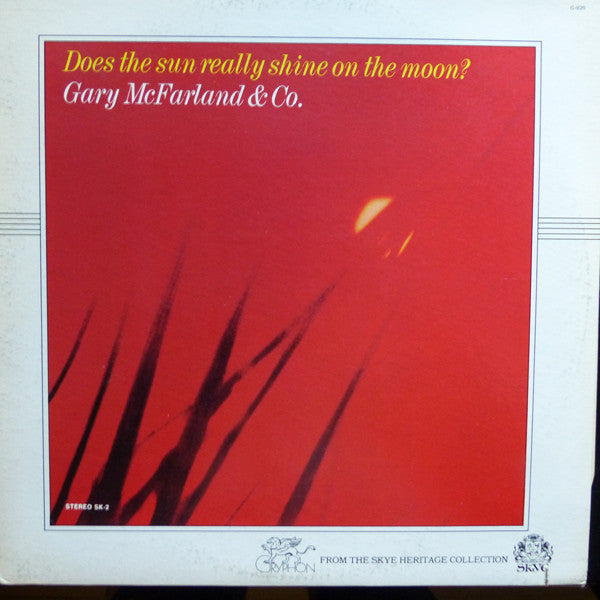 Gary McFarland & Co. : Does The Sun Really Shine On The Moon? (LP, Album, RE)