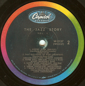 Various : The Jazz Story Volume 1 (Rare Records Of The Men And The Music: Mostly New Orleans)  (LP, Comp, Mono)