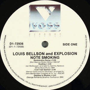 Louis Bellson And Explosion* : Note Smoking (LP, Album)