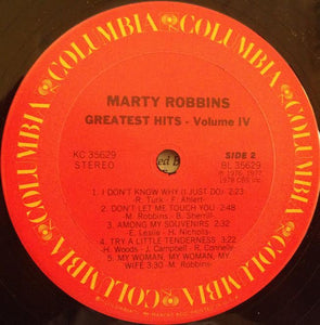 Marty Robbins : Greatest Hits Vol. IV (LP, Comp)