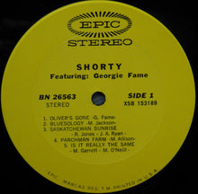 Laden Sie das Bild in den Galerie-Viewer, Georgie Fame : Shorty  Featuring Georgie Fame (LP, Album)
