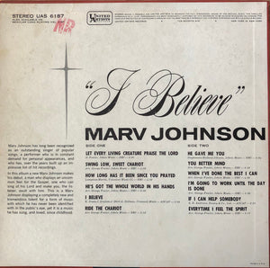 Marv Johnson : I Believe (LP)