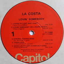 Laden Sie das Bild in den Galerie-Viewer, La Costa : Lovin&#39; Somebody (LP)
