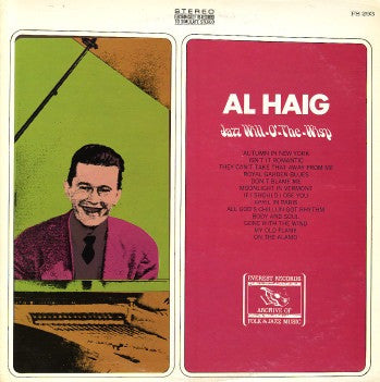Al Haig : Jazz Will-O'-The-Wisp (LP, RE)