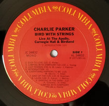 Laden Sie das Bild in den Galerie-Viewer, Charlie Parker : Bird With Strings (Live At The Apollo, Carnegie Hall &amp; Birdland) (LP, Album, Comp, Mono)
