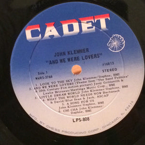 John Klemmer With Quartet And With Strings* : And We Were Lovers (LP, Album)