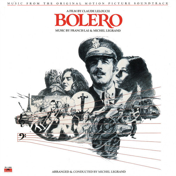 Francis Lai And Michel Legrand : Bolero (Original Motion Picture Soundtrack) (LP, Album, 26 )