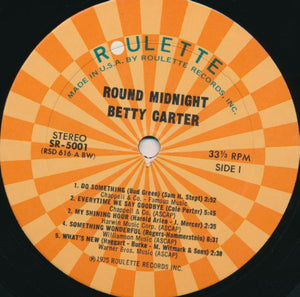 Betty Carter : Round Midnight (LP, Album)