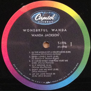 Wanda Jackson : Wonderful Wanda (LP, Album, Mono)