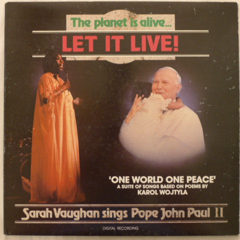 Sarah Vaughan : The Planet Is Alive... Let It Live! (LP, Album, Gat)
