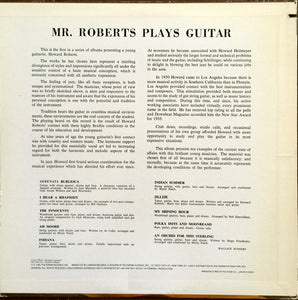 Howard Roberts : Mr. Roberts Plays Guitar (LP, Album, Mono, RE)