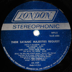 The Rolling Stones : Their Satanic Majesties Request (LP, Album, Len)