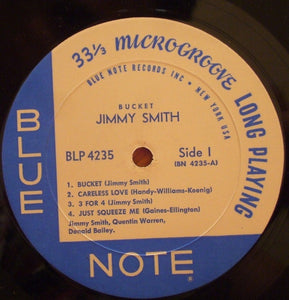 The Incredible Jimmy Smith* : Bucket (LP, Album, Mono)