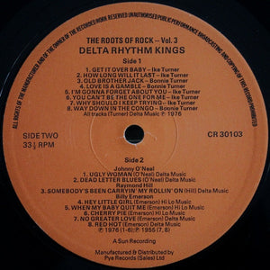 Various : Sun: The Roots Of Rock: Volume 3: Delta Rhythm Kings (LP, Comp, Mono)