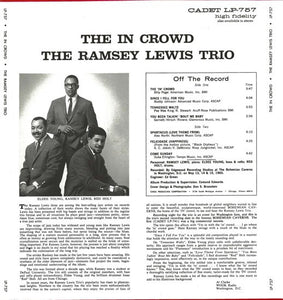 The Ramsey Lewis Trio : The In Crowd (LP, Album)