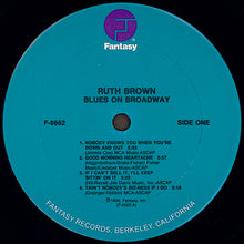 Laden Sie das Bild in den Galerie-Viewer, Ruth Brown : Blues On Broadway (LP, Album)

