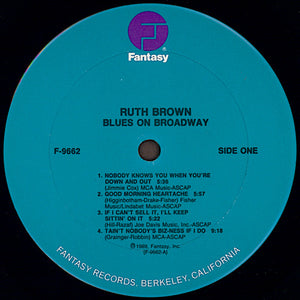 Ruth Brown : Blues On Broadway (LP, Album)
