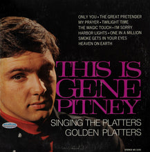 Laden Sie das Bild in den Galerie-Viewer, Gene Pitney : This Is Gene Pitney Singing The Platters&#39; Golden Platters (LP)
