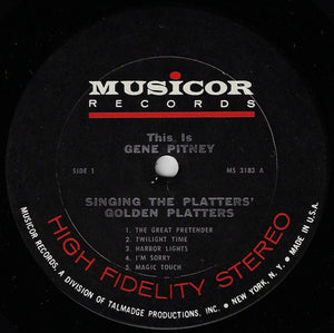 Gene Pitney : This Is Gene Pitney Singing The Platters' Golden Platters (LP)