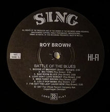 Laden Sie das Bild in den Galerie-Viewer, Roy Brown / Wynonie Harris : Battle Of The Blues (LP, Comp, RE)
