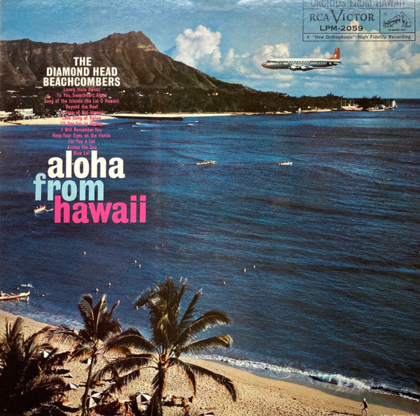 The Diamond Head Beachcombers : Aloha From Hawaii (LP, Mono)