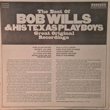 Load image into Gallery viewer, Bob Wills &amp; His Texas Playboys : The Best Of Bob Wills &amp; His Texas Playboys Great Original Recordings (LP, Album)
