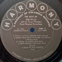 Laden Sie das Bild in den Galerie-Viewer, Bob Wills &amp; His Texas Playboys : The Best Of Bob Wills &amp; His Texas Playboys Great Original Recordings (LP, Album)
