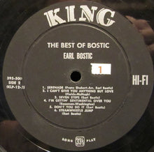 Laden Sie das Bild in den Galerie-Viewer, Earl Bostic : The Best Of Bostic (LP, Album, Comp)
