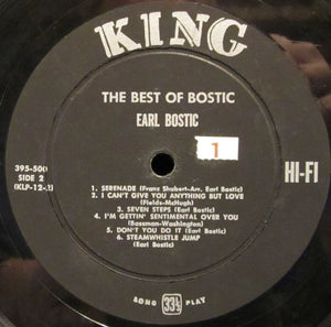Earl Bostic : The Best Of Bostic (LP, Album, Comp)