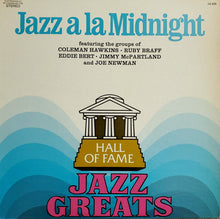Load image into Gallery viewer, Coleman Hawkins, Ruby Braff, Jimmy McPartland, Eddie Bert, Joe Newman : Jazz A La Midnight (LP, Comp, RE)

