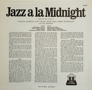 Coleman Hawkins, Ruby Braff, Jimmy McPartland, Eddie Bert, Joe Newman : Jazz A La Midnight (LP, Comp, RE)