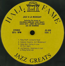 Charger l&#39;image dans la galerie, Coleman Hawkins, Ruby Braff, Jimmy McPartland, Eddie Bert, Joe Newman : Jazz A La Midnight (LP, Comp, RE)
