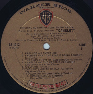 Alan Jay Lerner, Frederick Loewe* : Camelot (Original Motion Picture Sound Track) (LP, Album)