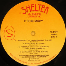 Charger l&#39;image dans la galerie, Phoebe Snow : Phoebe Snow (LP, Album, Pin)
