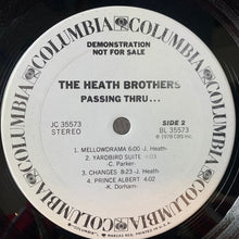 Load image into Gallery viewer, The Heath Bros.* : Passing Thru... (LP, Album, Promo)
