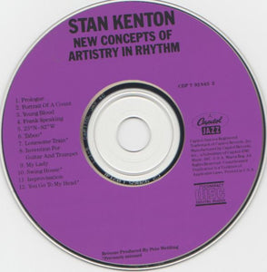 Stan Kenton : New Concepts Of Artistry In Rhythm (CD, Album, RE)